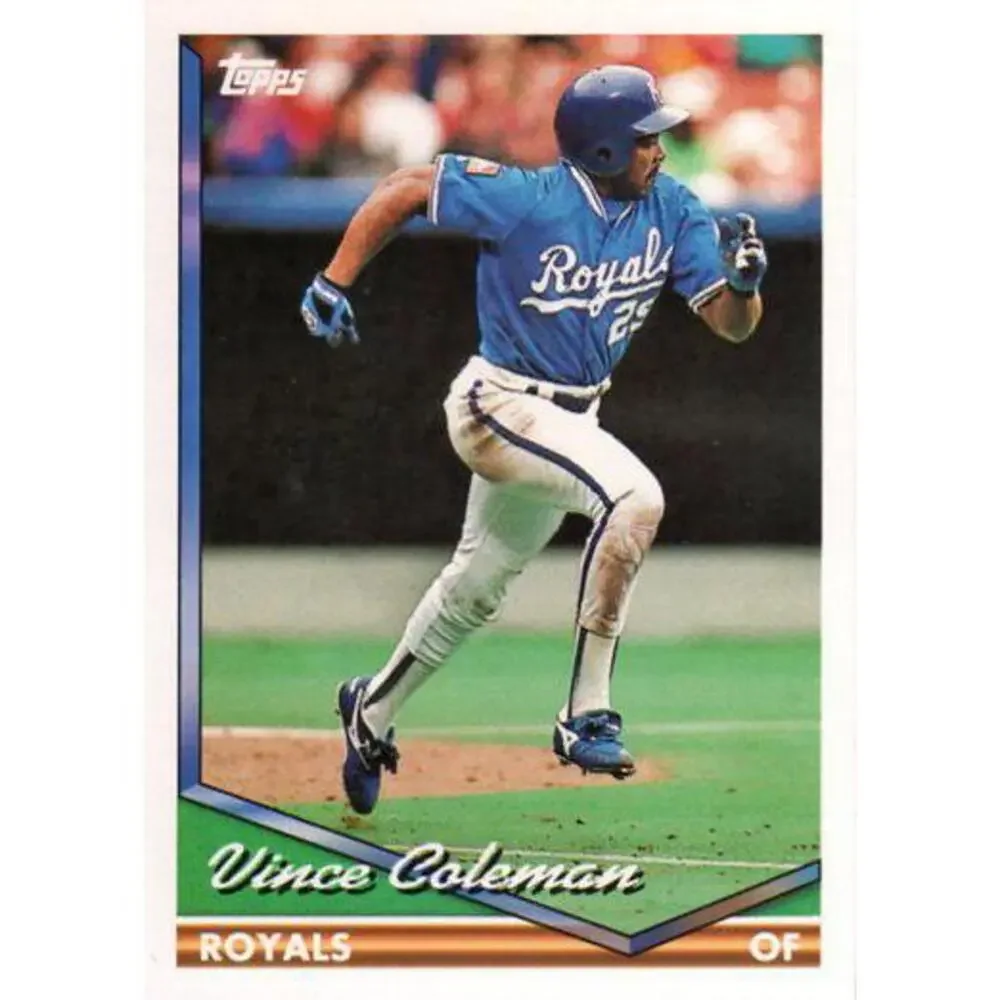 1994 Topps Traded Vince Coleman 106T Kansas City Royals